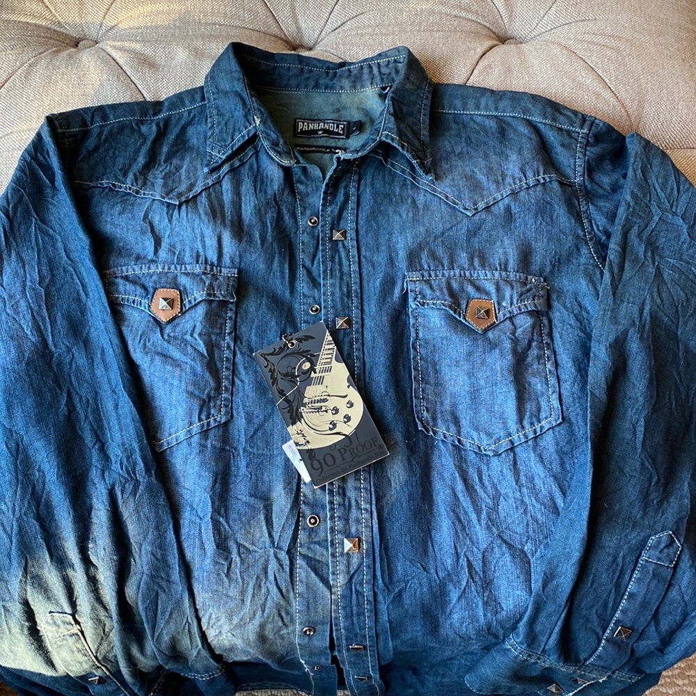 Panhandle Slim - long sleeve denim shirt